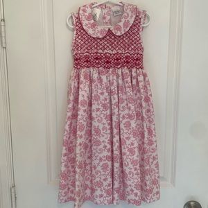Mother Goose girl smocked dress. Size 3T.